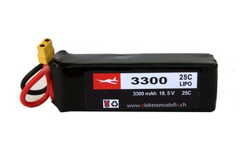3300 mAh 18.5V 5S1P 25C Lipo