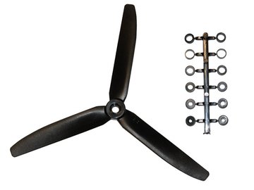GWS  EP9050 3 Blattpropeller CW (Pusher)